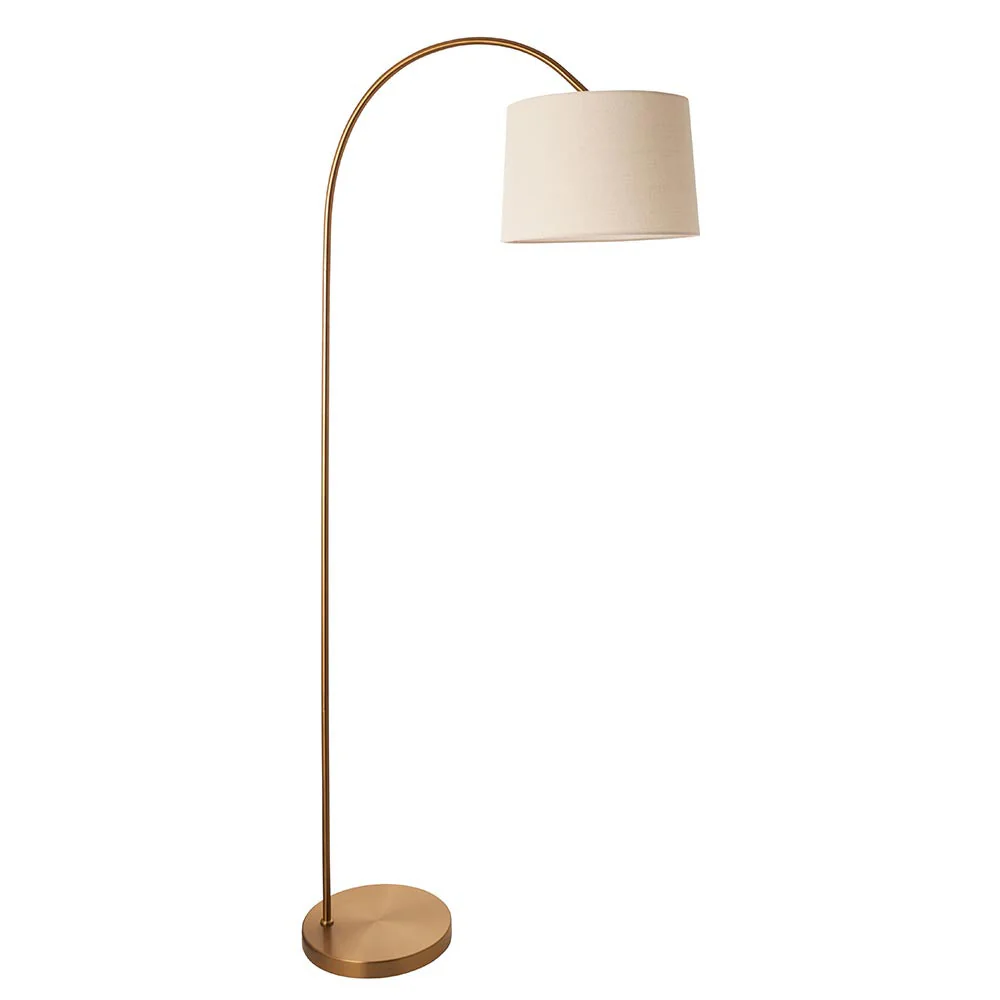 Spica Floor Lamp - Brass Finish E27 - Image 7