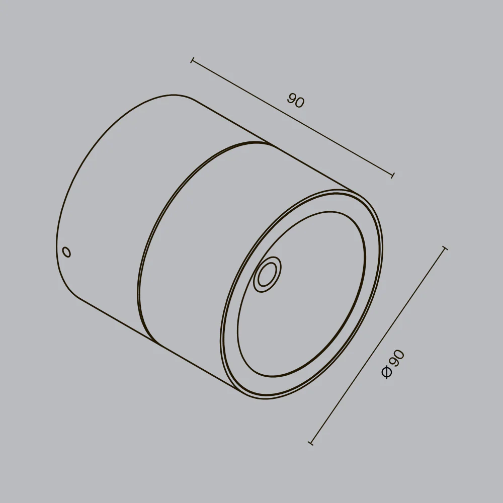 Spin Outdoor Ceiling Spotlight - Image 2