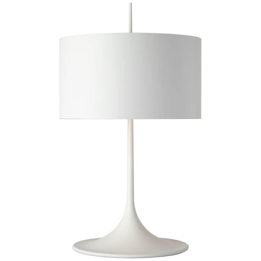 Spinet 26" Trumpet Table Lamp - Black/White - Image 2