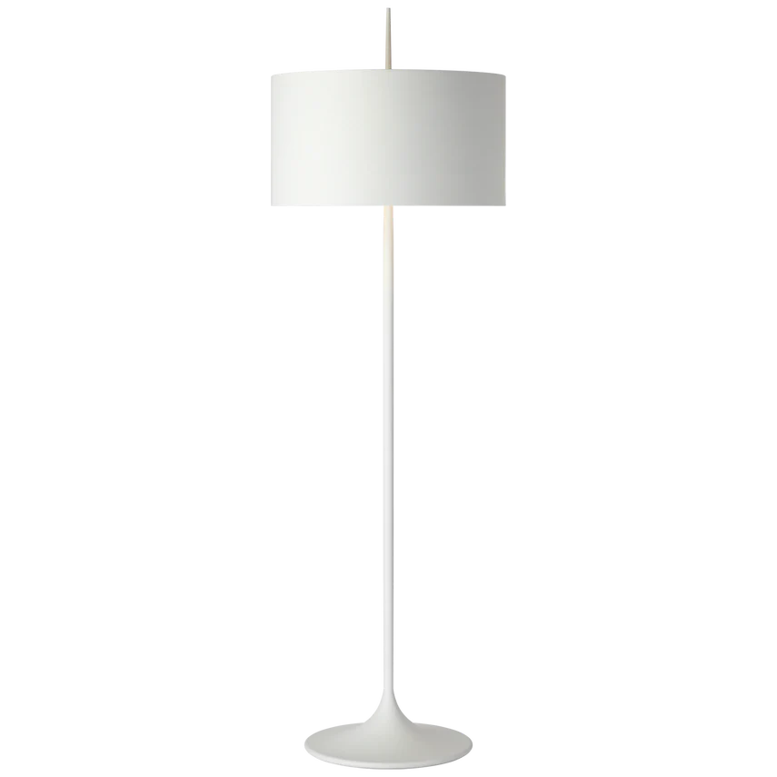 Spinet 62" Floor Lamp - Matte Black/White - Image 2
