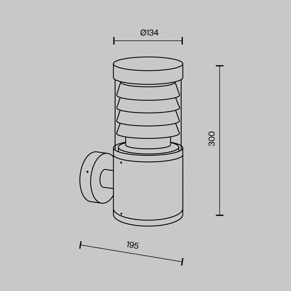 Spir IP54 Wall Light - Image 2