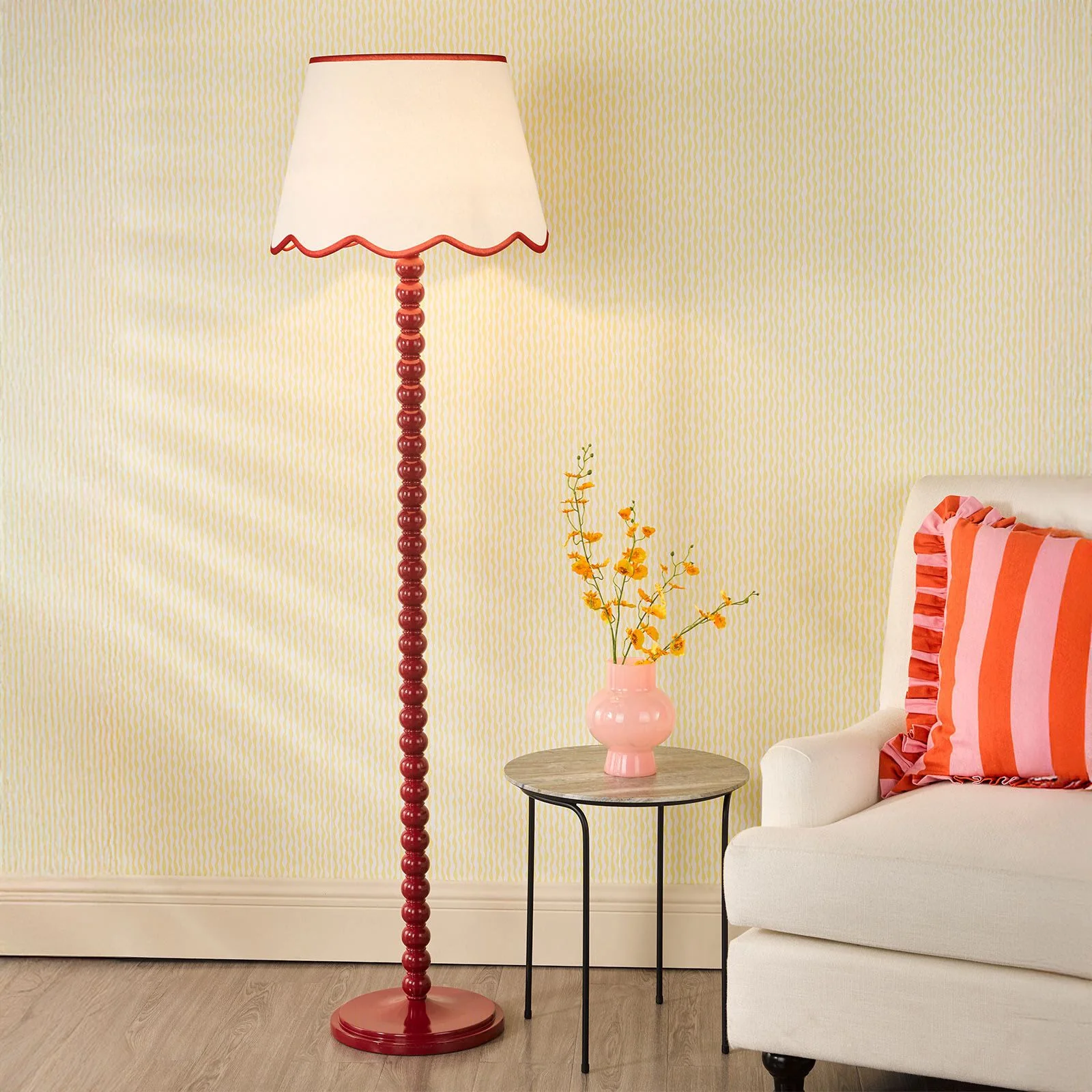Spool Floor Lamp- Various Finishes - Image 12