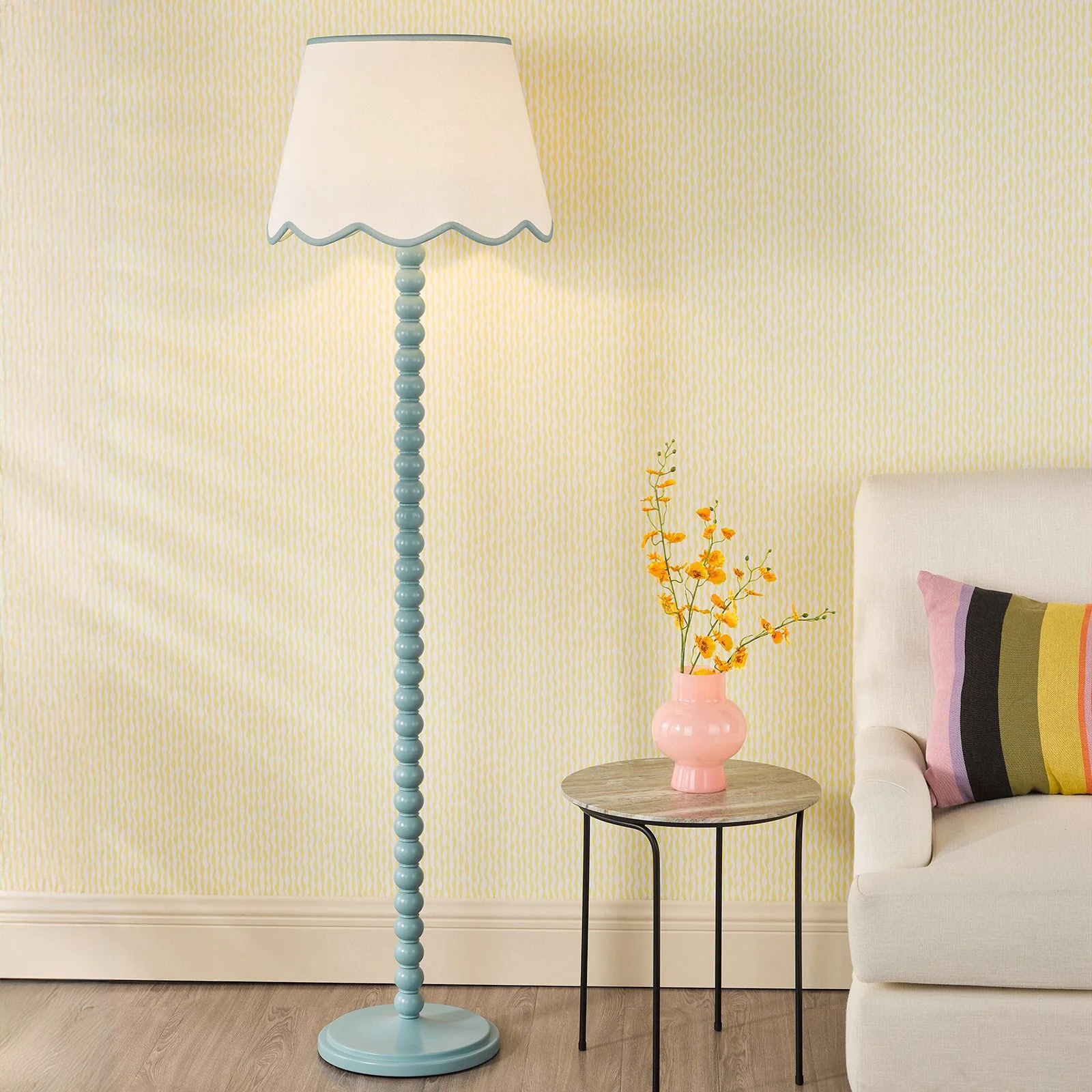 Spool Floor Lamp- Various Finishes - Image 4
