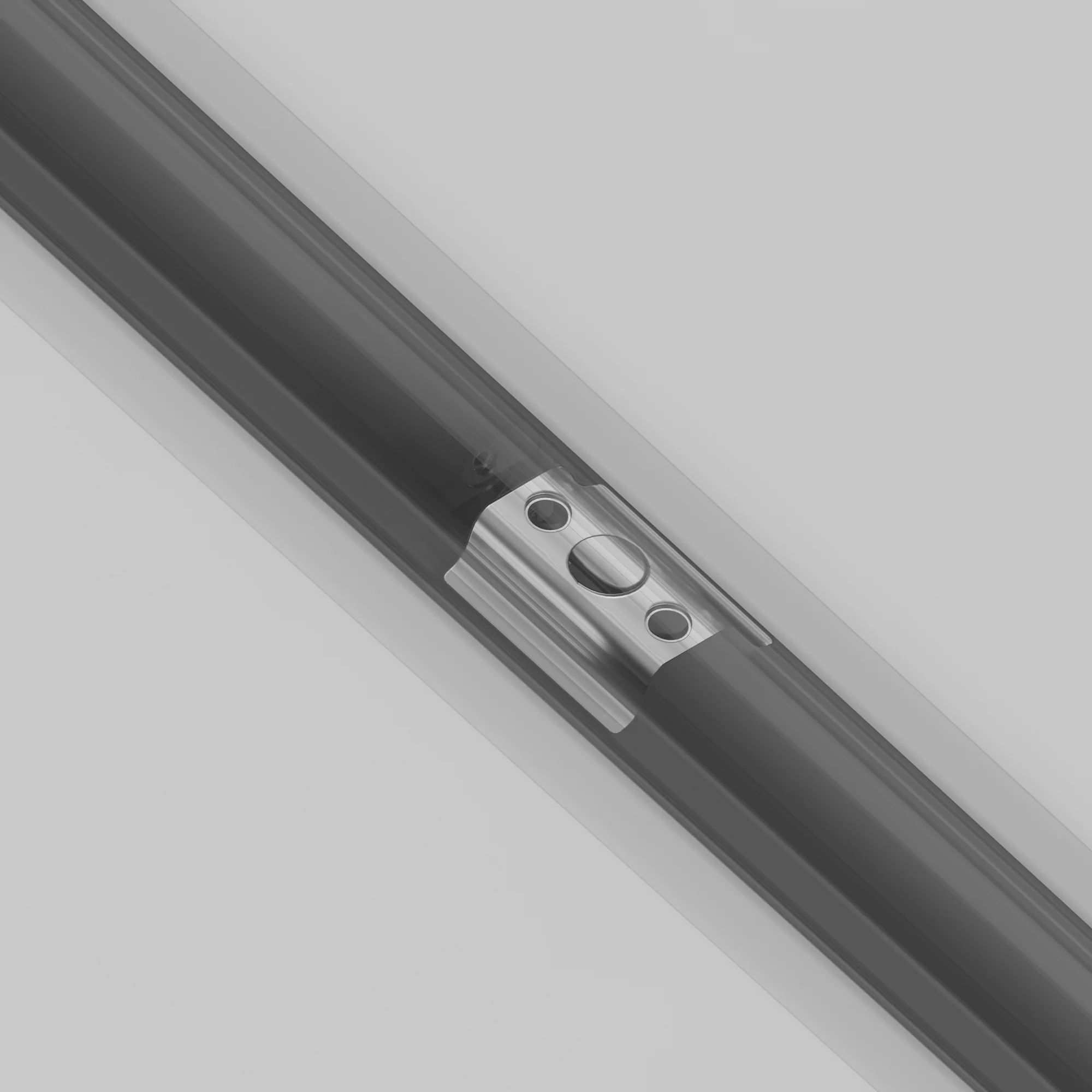 Spring holder Unity recessed silver Components for build-in track system - Image 5