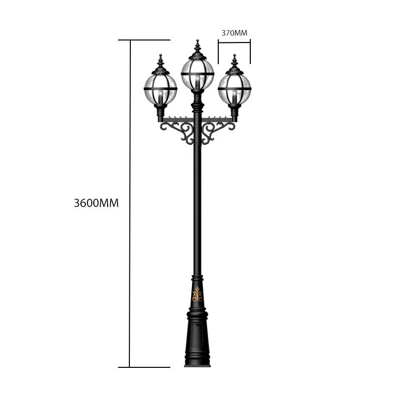 Springvale 2/3Lt Lamp Post - Cast Iron - Image 10