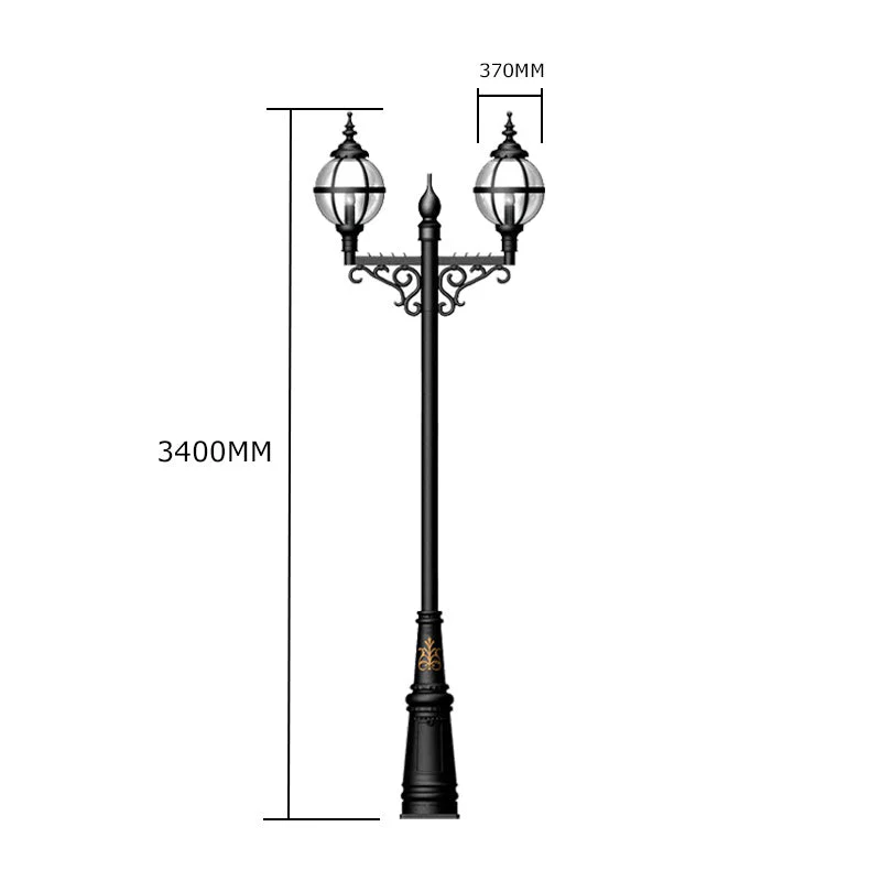 Springvale 2/3Lt Lamp Post - Cast Iron - Image 11