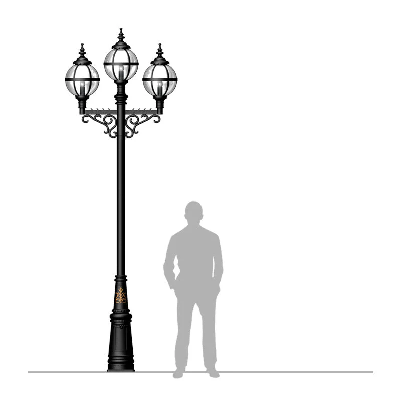 Springvale 2/3Lt Lamp Post - Cast Iron - Image 8