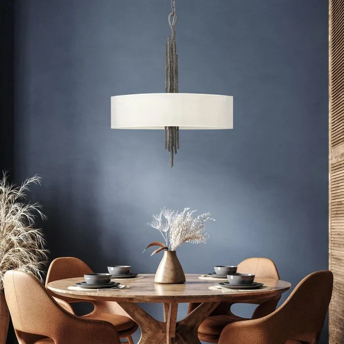 Spyre 6 Light Chandelier with Shade – Champagne Gold/Metallic Matte Bronze - Image 8