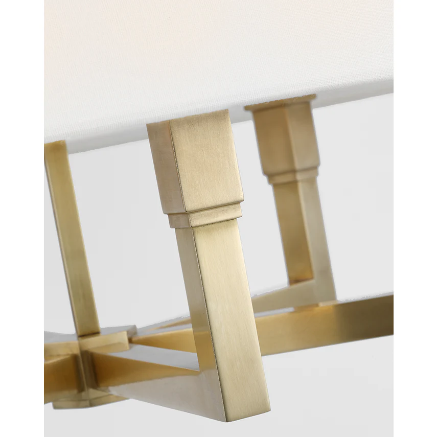 Square Tube Hanging Shade- Bronze/ Polished Nickel/ Antique Brass Finishes - Image 6