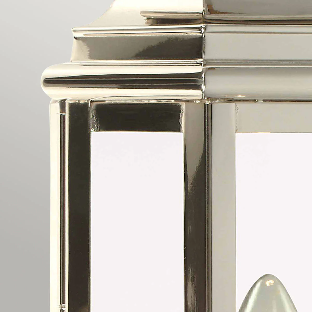 St Martins Medium/Large Wall Lantern - Aged Brass/Polished Nickel/Verdigris Finish - Image 12