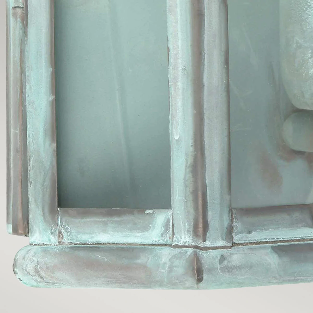 St Martins Medium/Large Wall Lantern - Aged Brass/Polished Nickel/Verdigris Finish - Image 16
