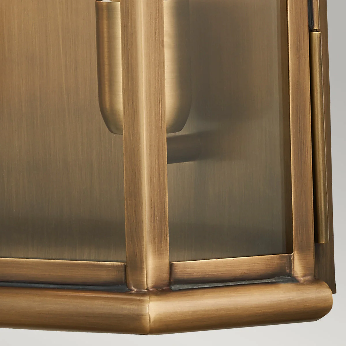St Martins Medium/Large Wall Lantern - Aged Brass/Polished Nickel/Verdigris Finish - Image 8