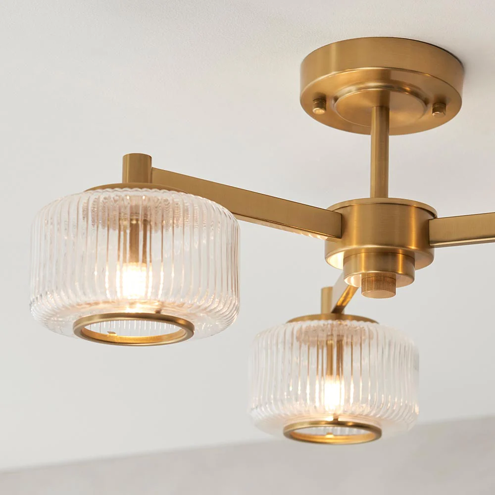 Sorrell 3lt Semi Flush Ceiling Light - Image 5