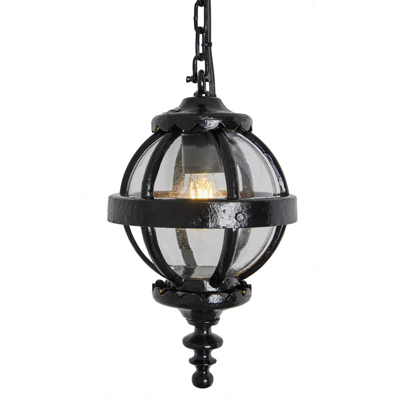Stanhope Victorian globe Outdoor Pendant - Cast Iron - Image 12