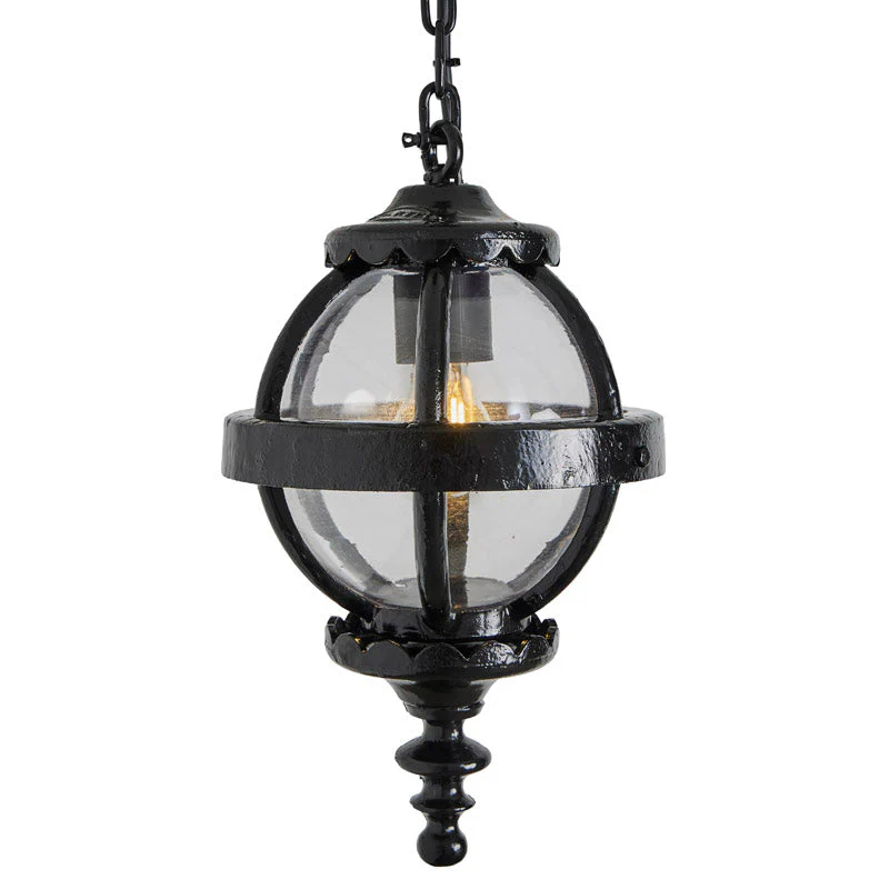 Stanhope Victorian globe Outdoor Pendant - Cast Iron - Image 14