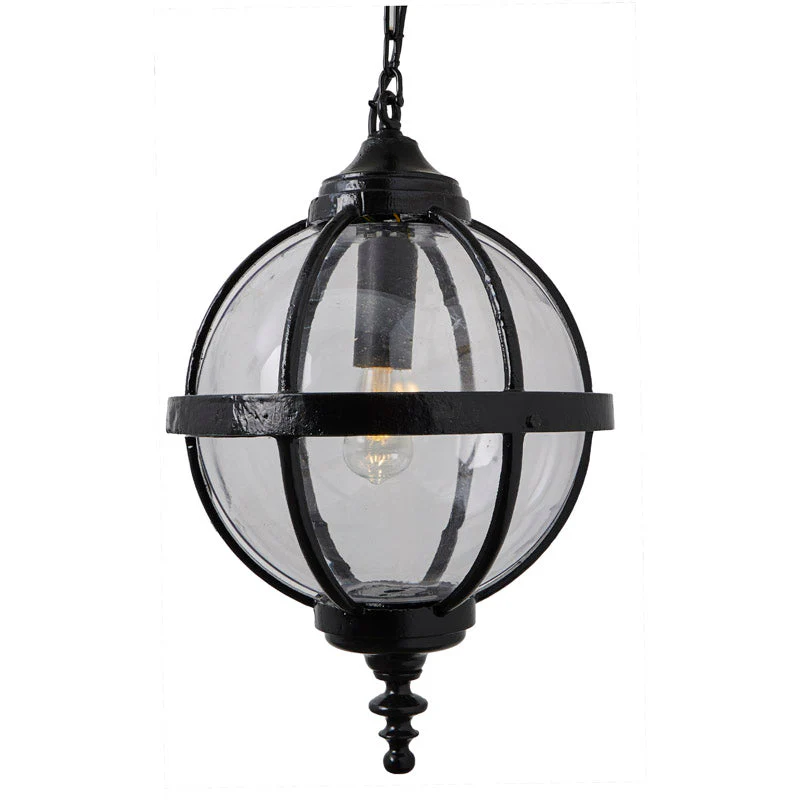 Stanhope Victorian globe Outdoor Pendant - Cast Iron - Image 17