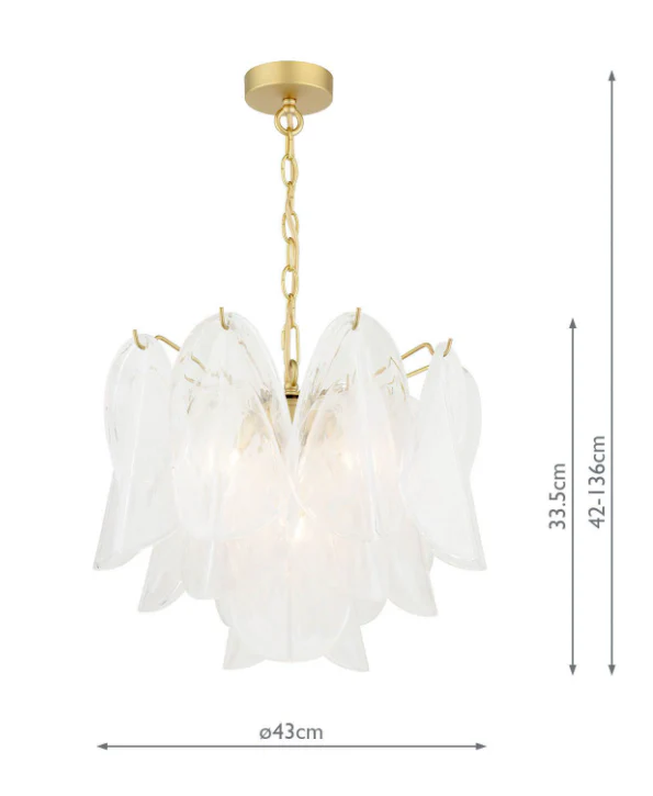 Stannington 4 Light Pendant Matt Antique Brass and White Glass - Image 4
