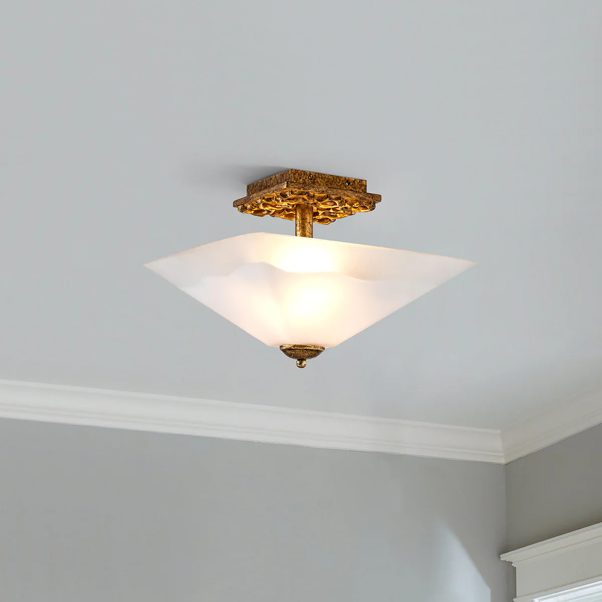 Star 2lt Semi-Flush - Distressed - Image 2