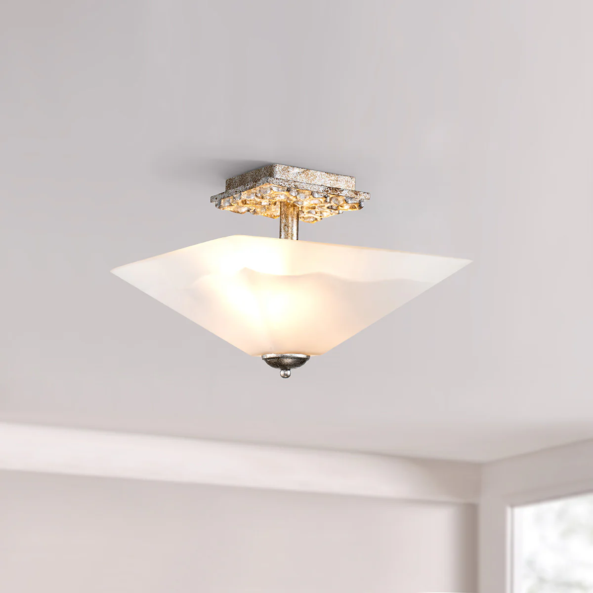 Star 2lt Semi-Flush - Distressed - Image 9
