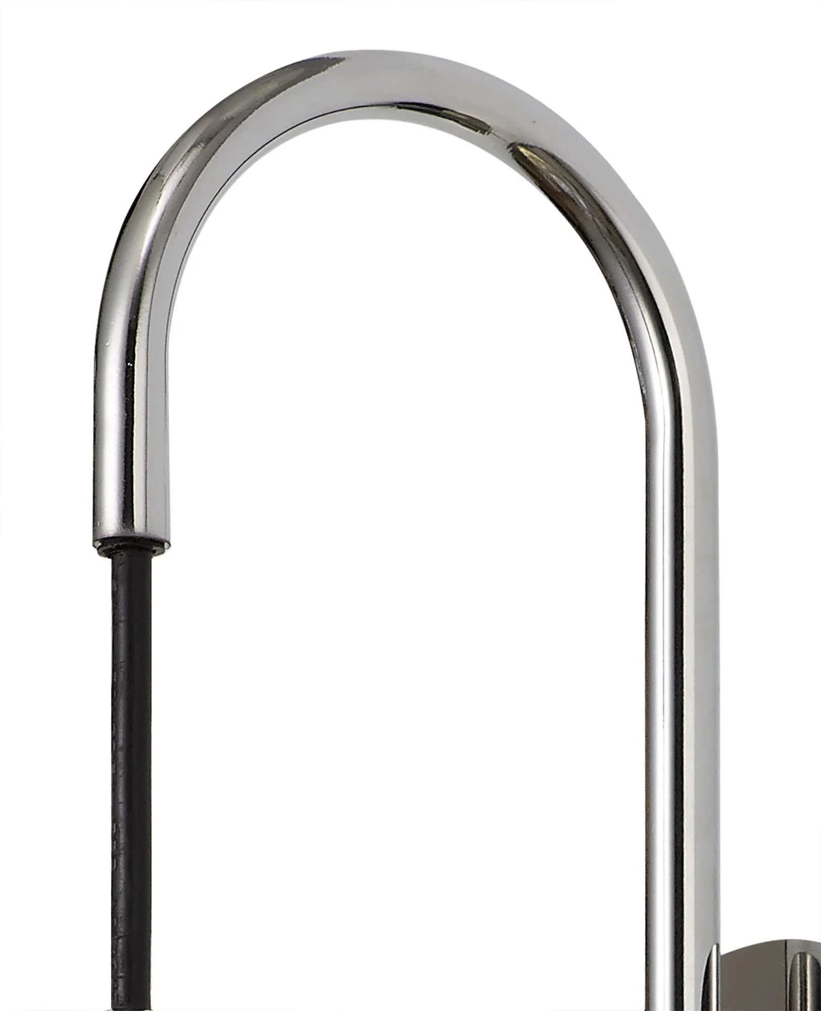Stardust Switched Wall Lamp, 1 x 6W LED, 4000K, 720lm, Polished Chrome/Black With Champagne Glass, 3yrs Warranty - Image 3