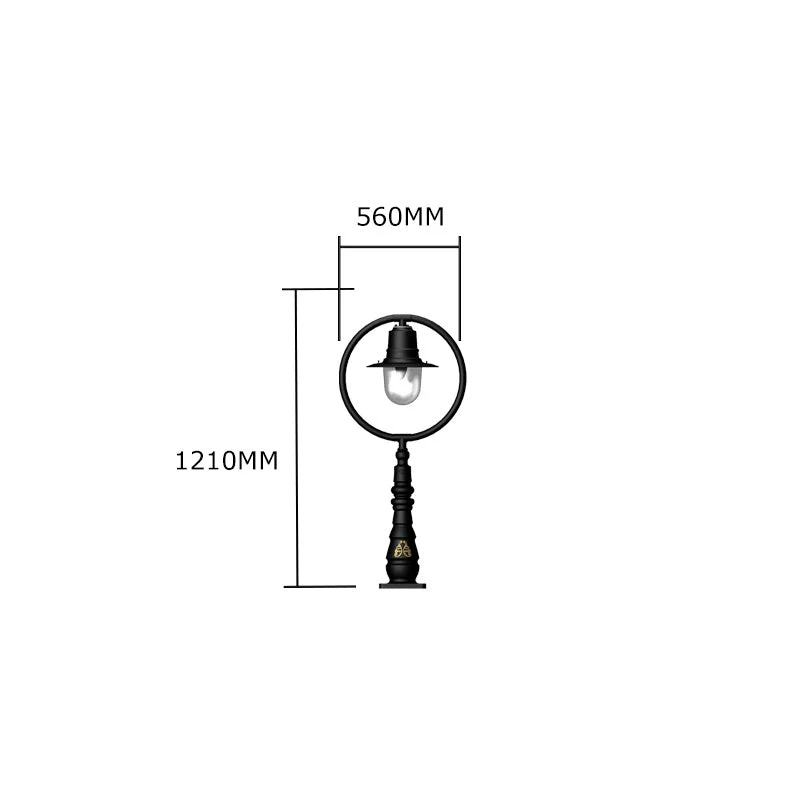 Station Master 1Lt Bollard  - Cast Iron/Copper - Image 15
