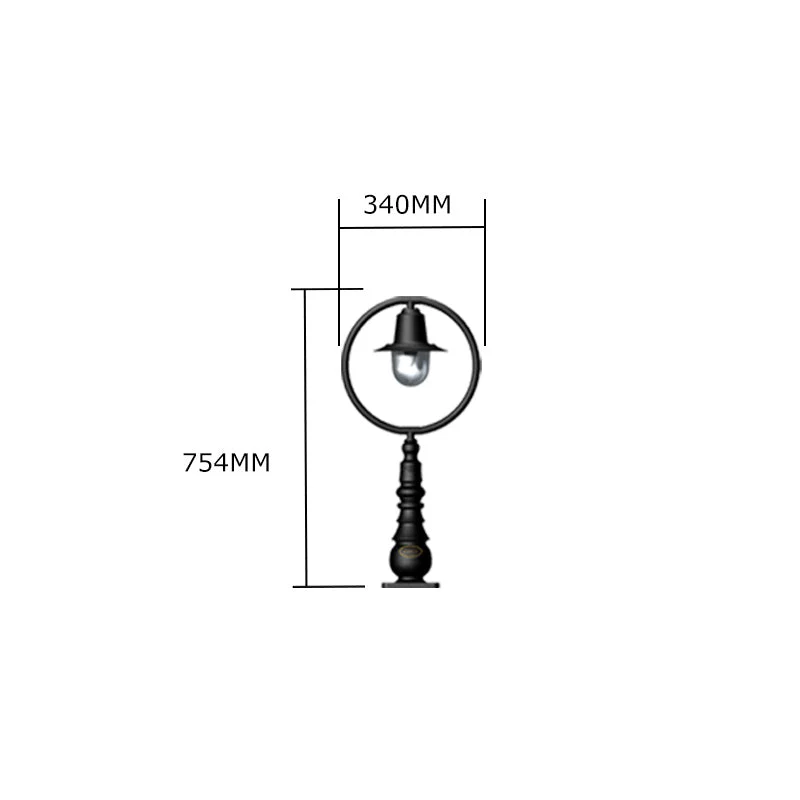 Station Master 1Lt Bollard  - Cast Iron/Copper - Image 16