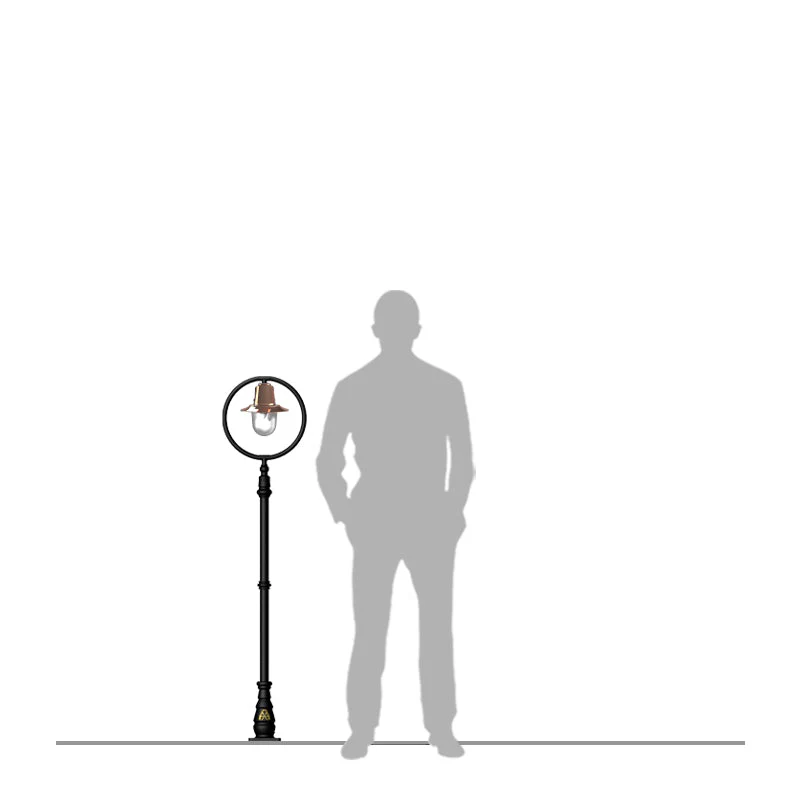 Station Master 1Lt Lamp Post - Cast Iron/Copper - Image 17