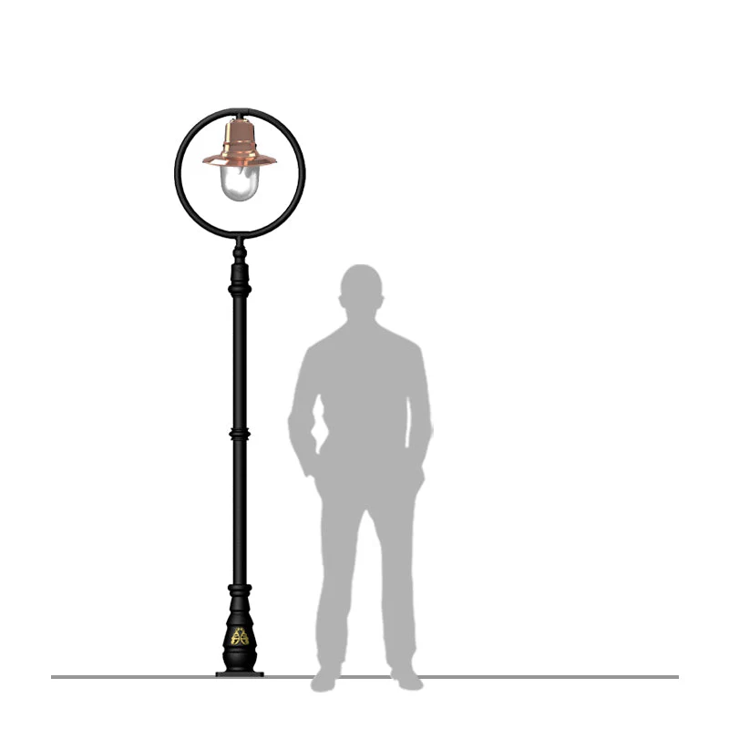 Station Master 1Lt Lamp Post - Cast Iron/Copper - Image 32
