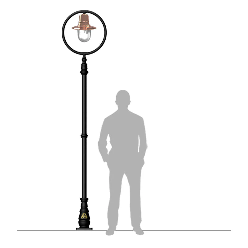 Station Master 1Lt Lamp Post - Cast Iron/Copper - Image 45
