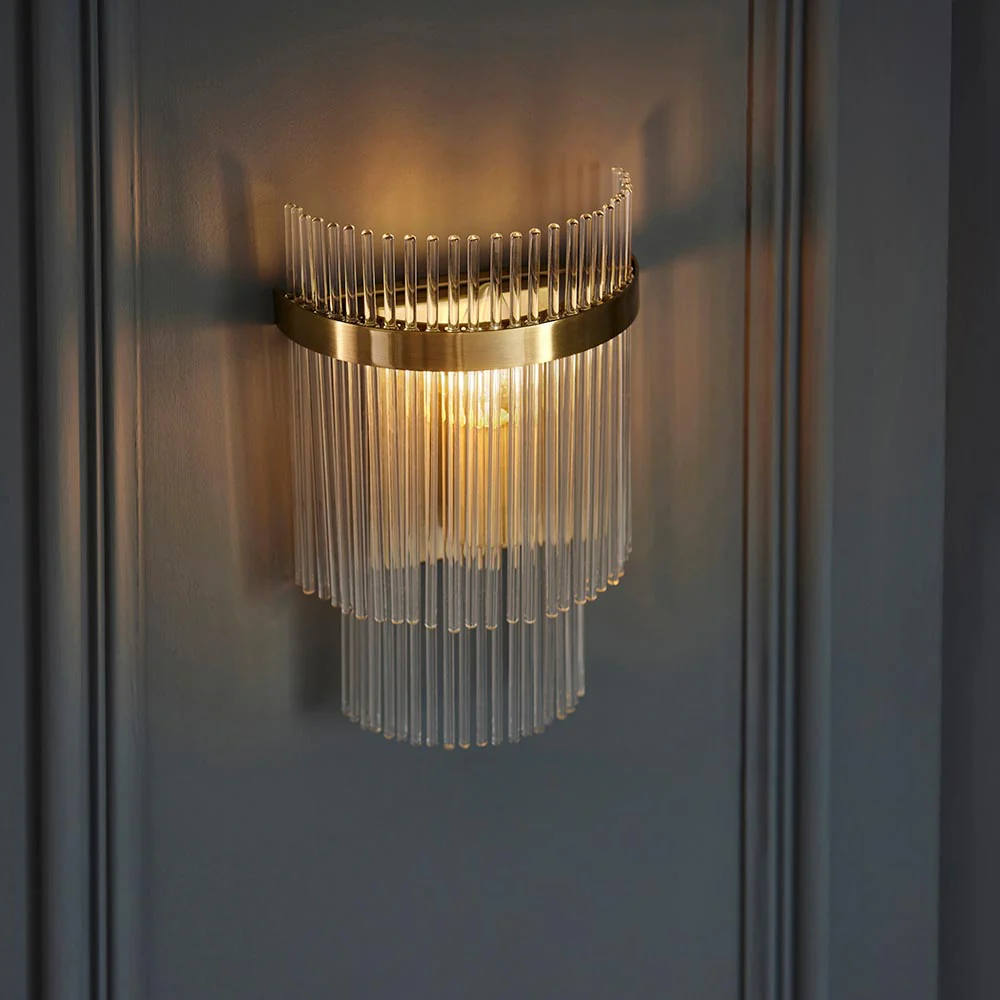 Stefan 1Lt Wall Lamp - Brass/Nickel - Image 5
