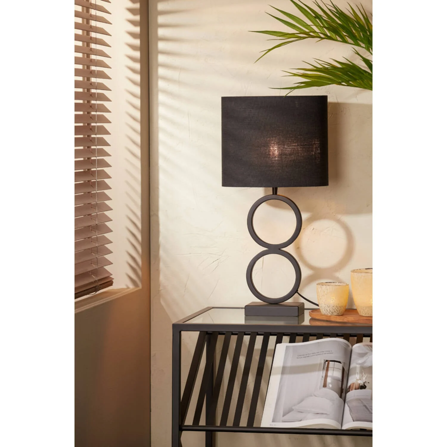 Stelios Table Lamp Base Only- Matt Black - Image 3