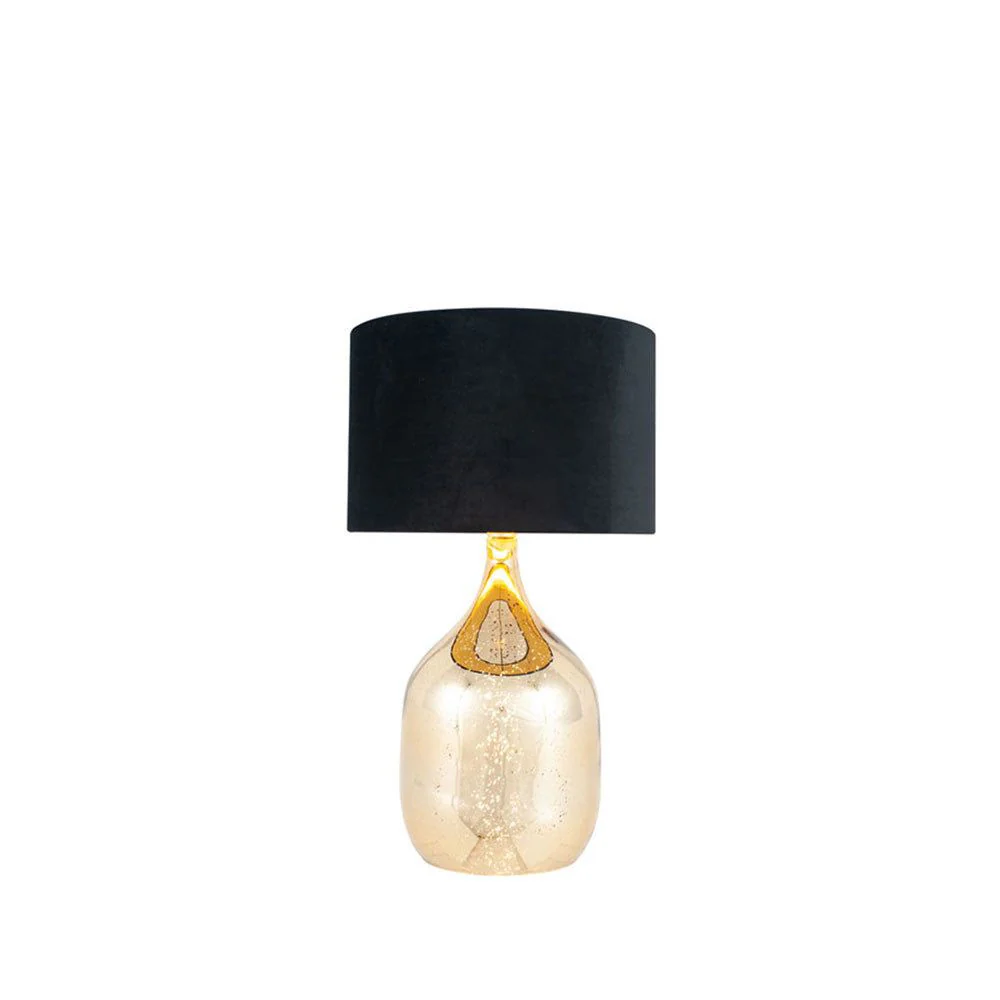 Stellar Champagne Gold Glass Dual Light Table lamp - Image 3
