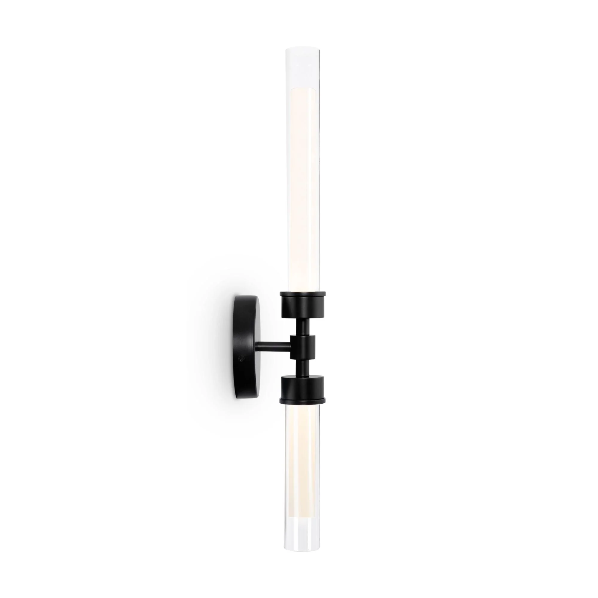Stelo Indoor LED Wall Light - Brass/Black Finish - Image 6