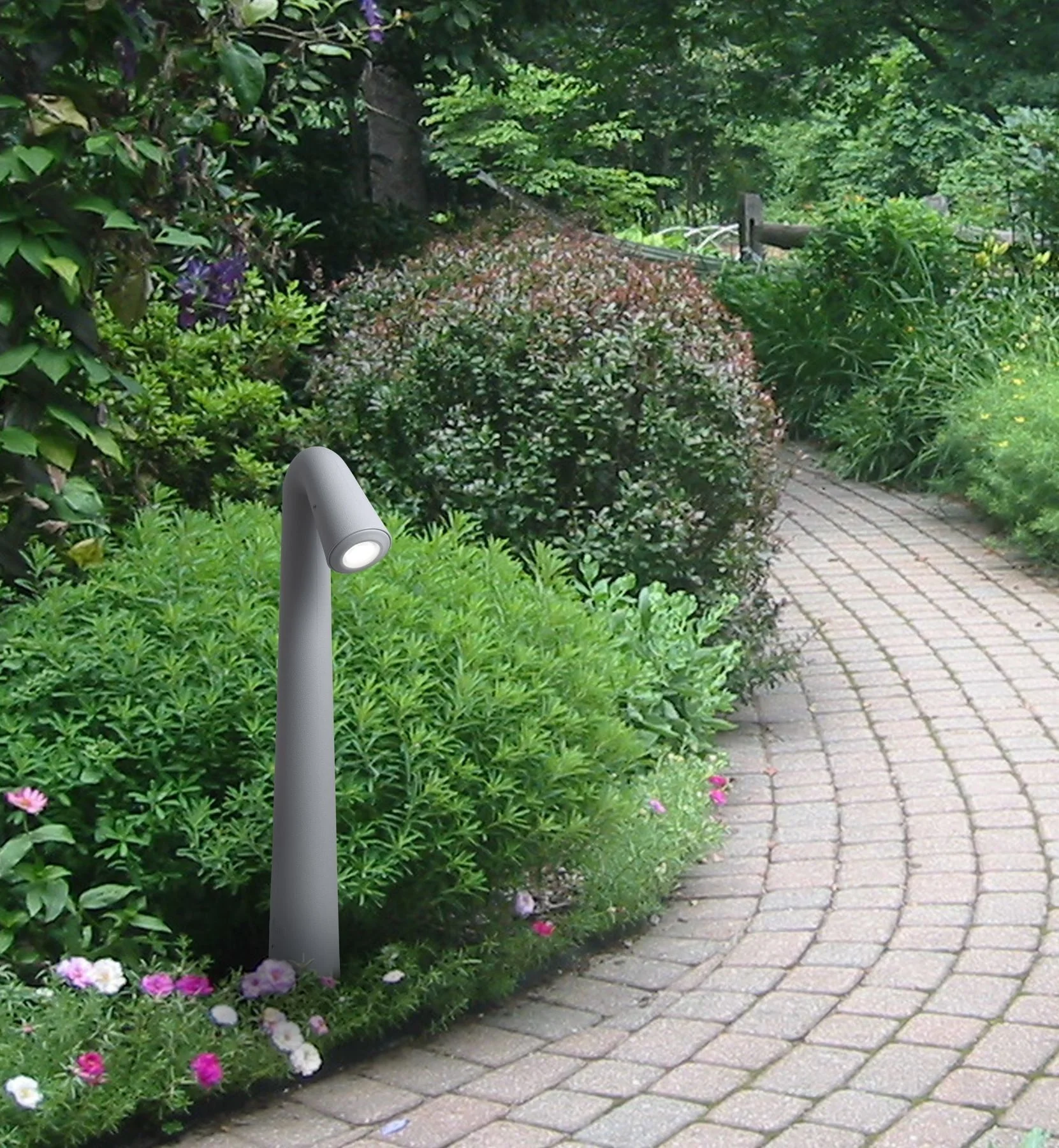 Steven 1.7W 4000K Bollard Grey/White/Black - Image 4