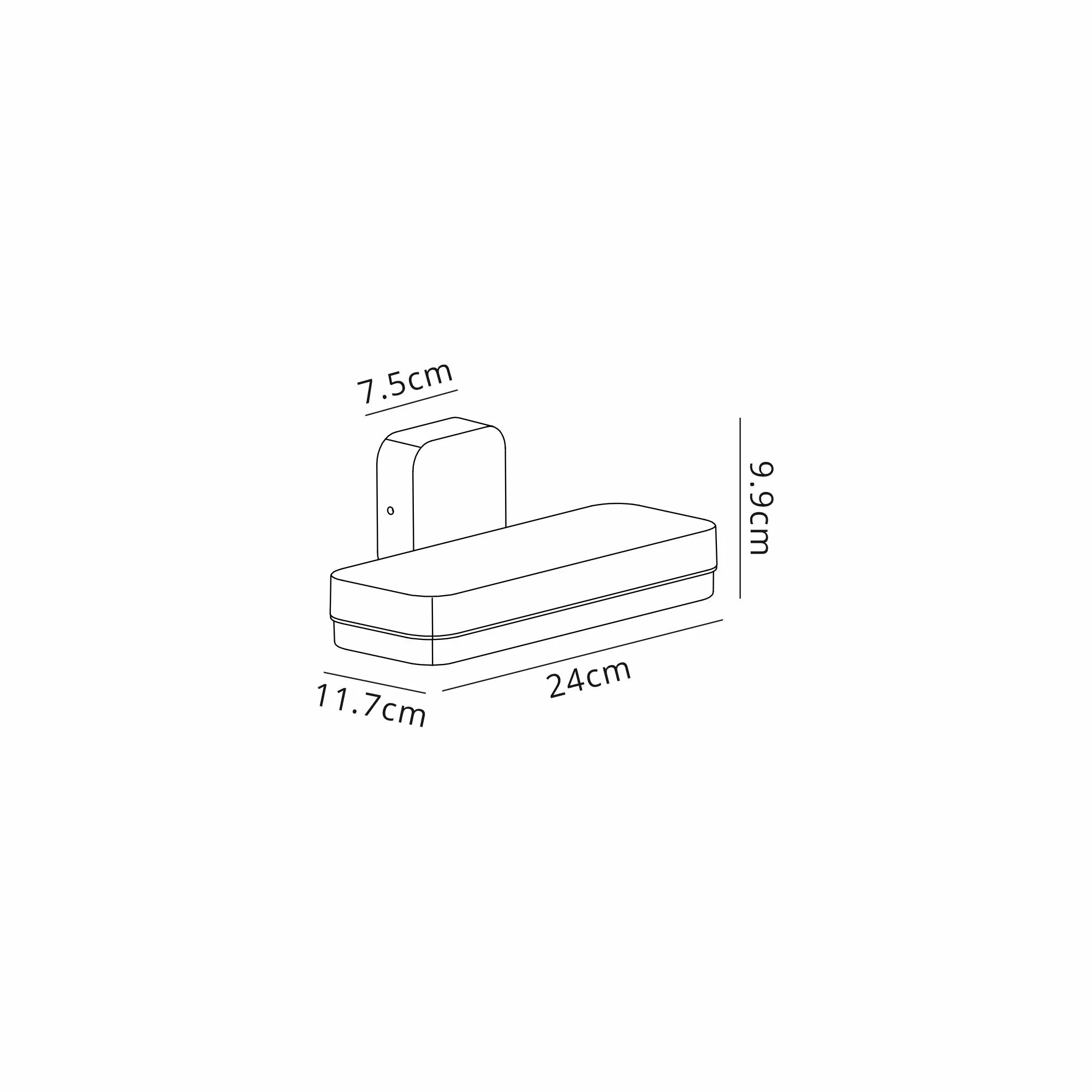 Stim IP54 LED Wall Light - Matt Black - Image 2