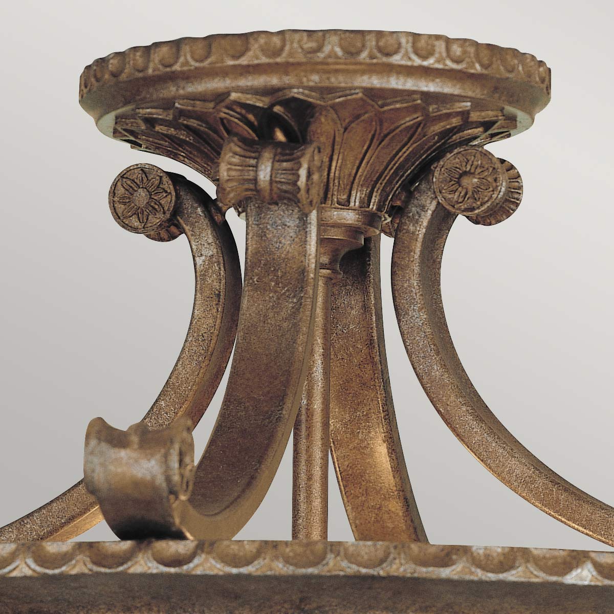 Stirling Castle 2 Light Semi-Flush - British Bronze - Image 2