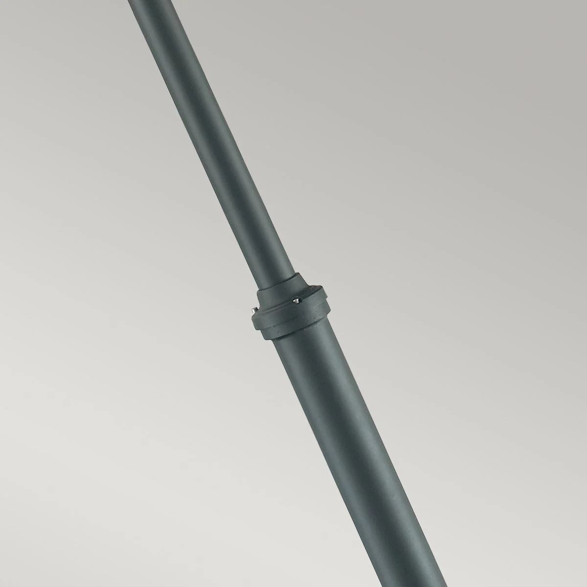Stockholm 1/2Lt Lamp Post - Black/Galvanised IP54  E27 - Image 6