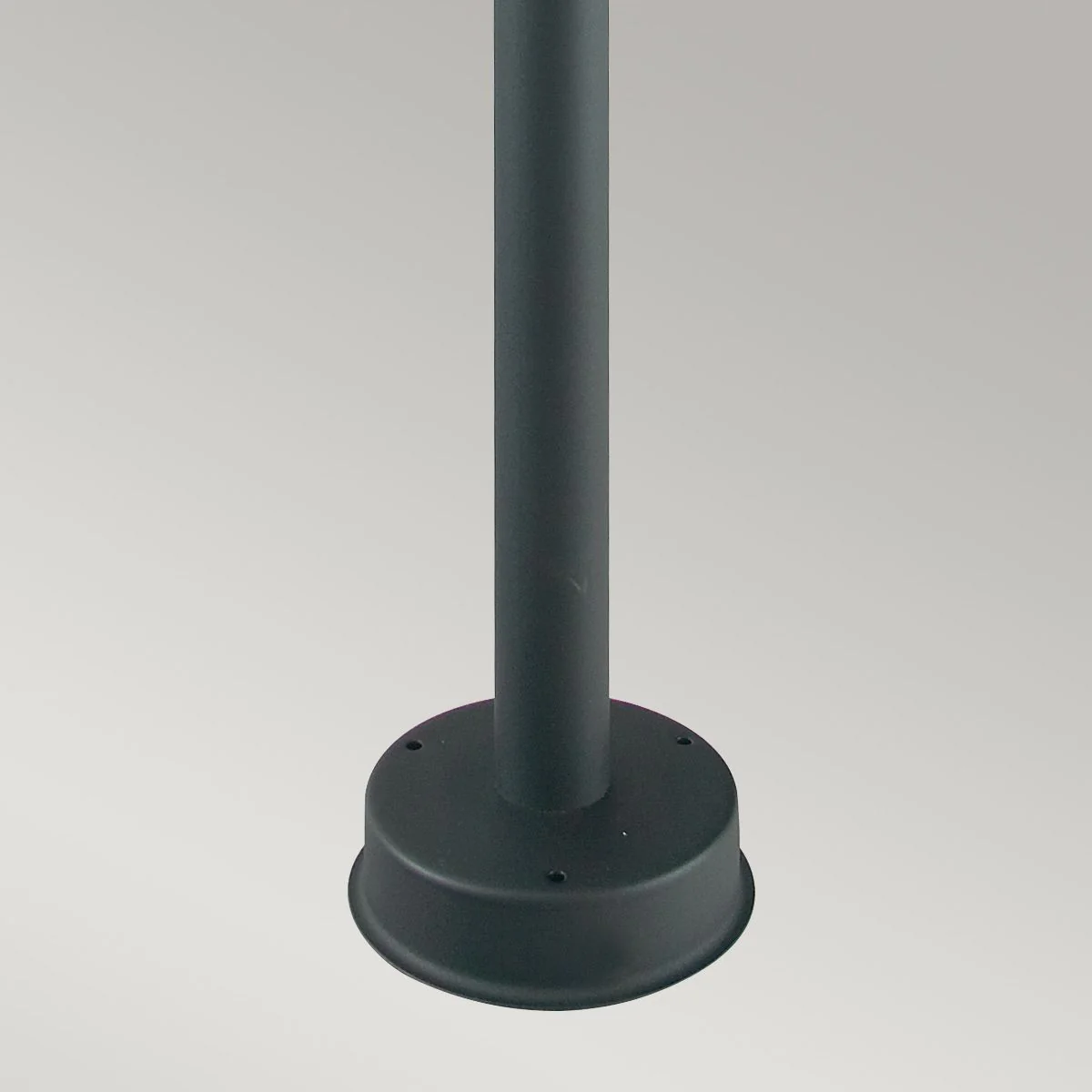 Stockholm 1/3Lt Pillar - Black/Galvanised IP54 E27 - Image 5