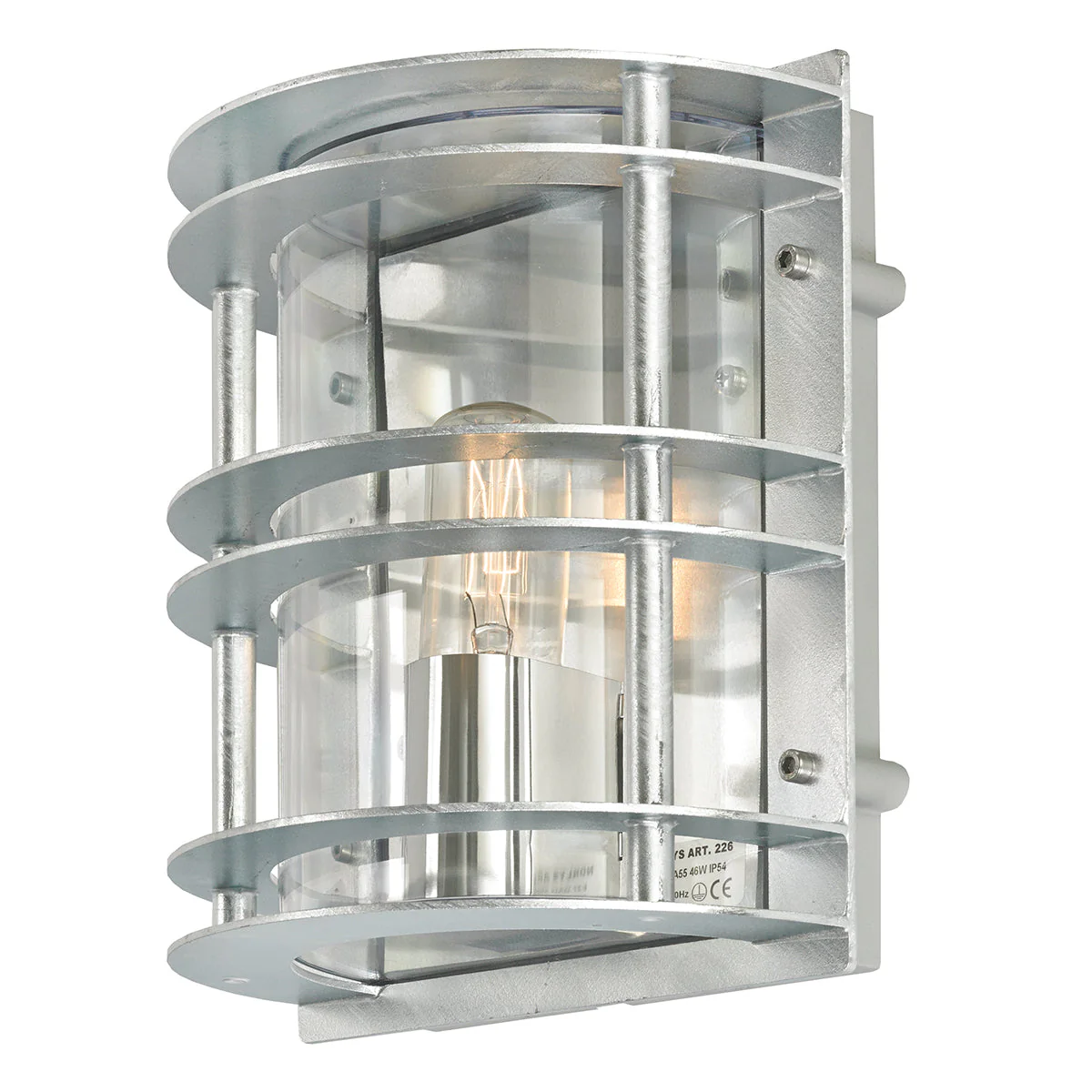 Stockholm 1 Light Flush Wall Light - Various Finish - Image 3