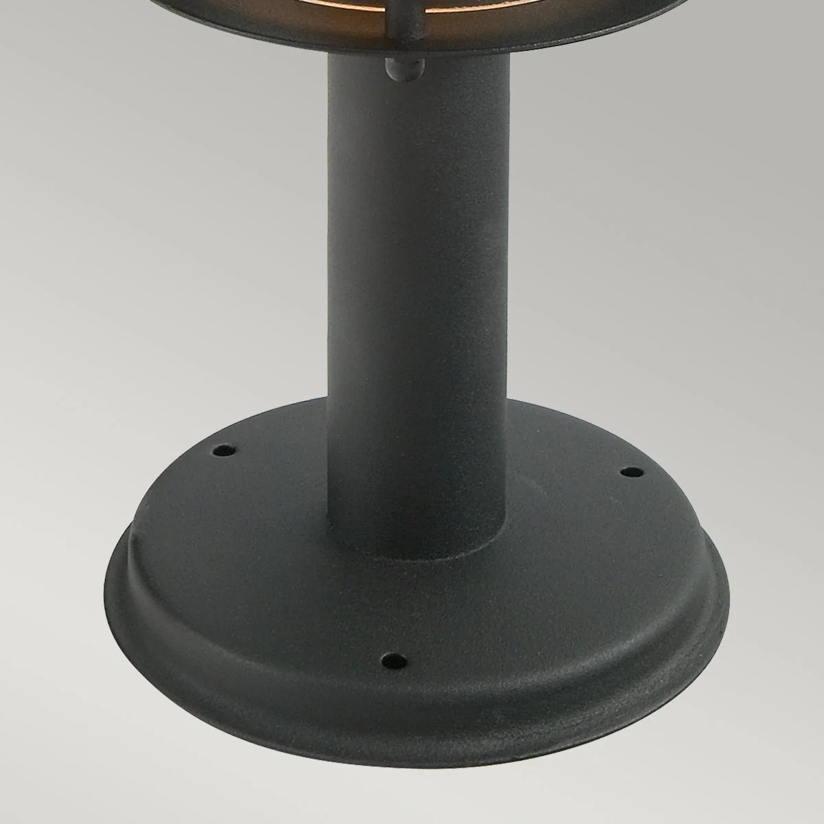 Stockholm 1 Light Grande Pedestal - Black/Galvanised Finish - Image 3