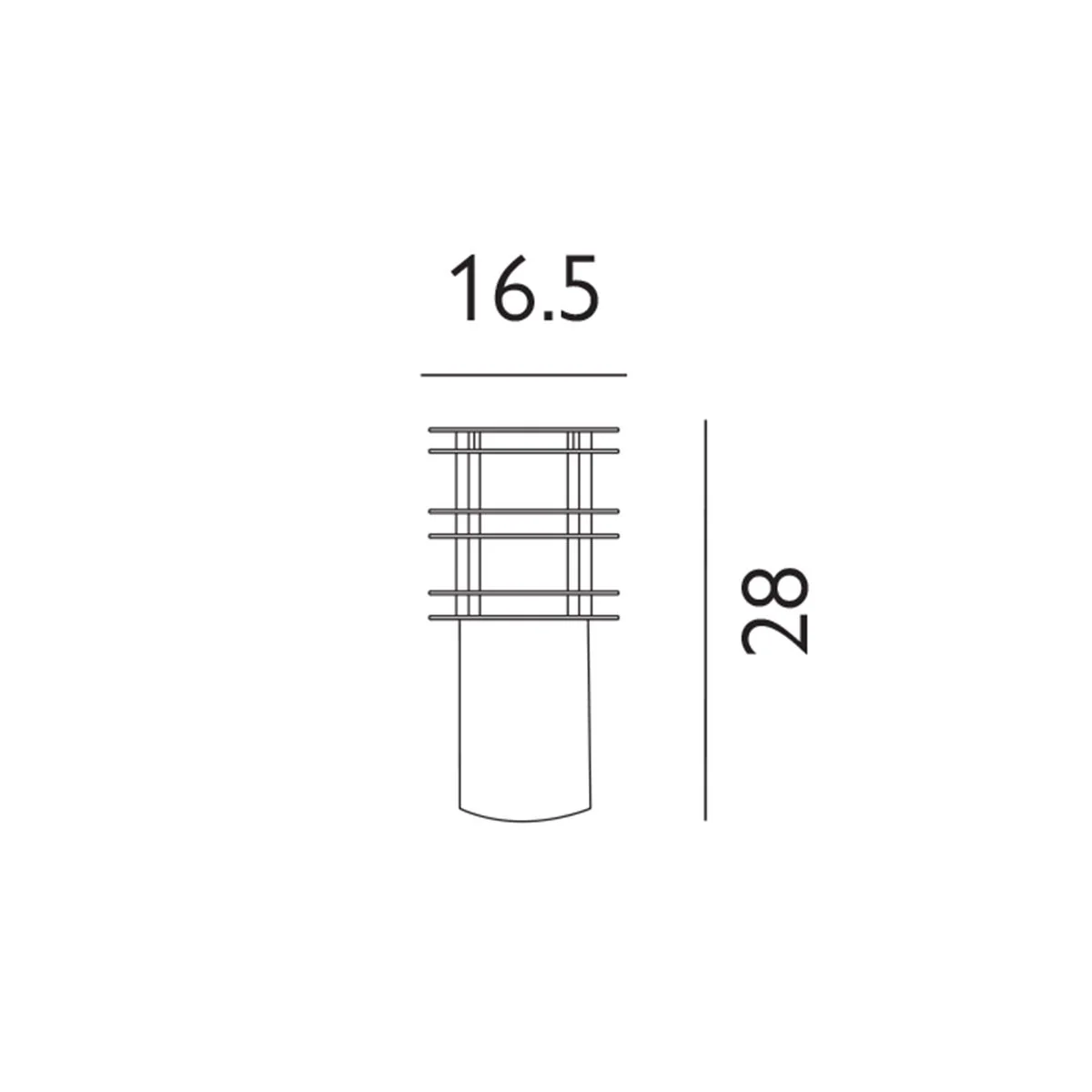 Stockholm 1 Light Small/Medium/Large Bollard - Various Finish E27 IP65 - Image 16