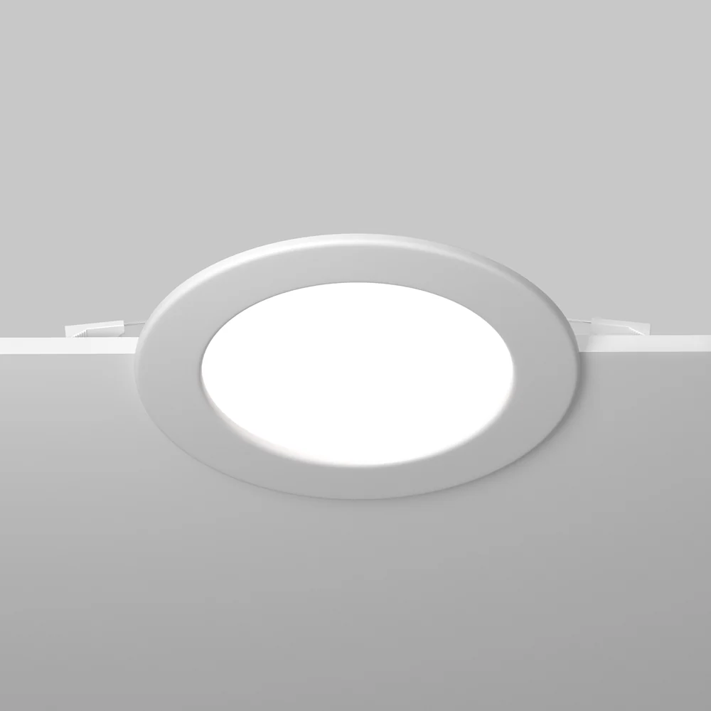 Stockton LED Flush Recessed Ceiling Light- White Finish IP44 - Image 10