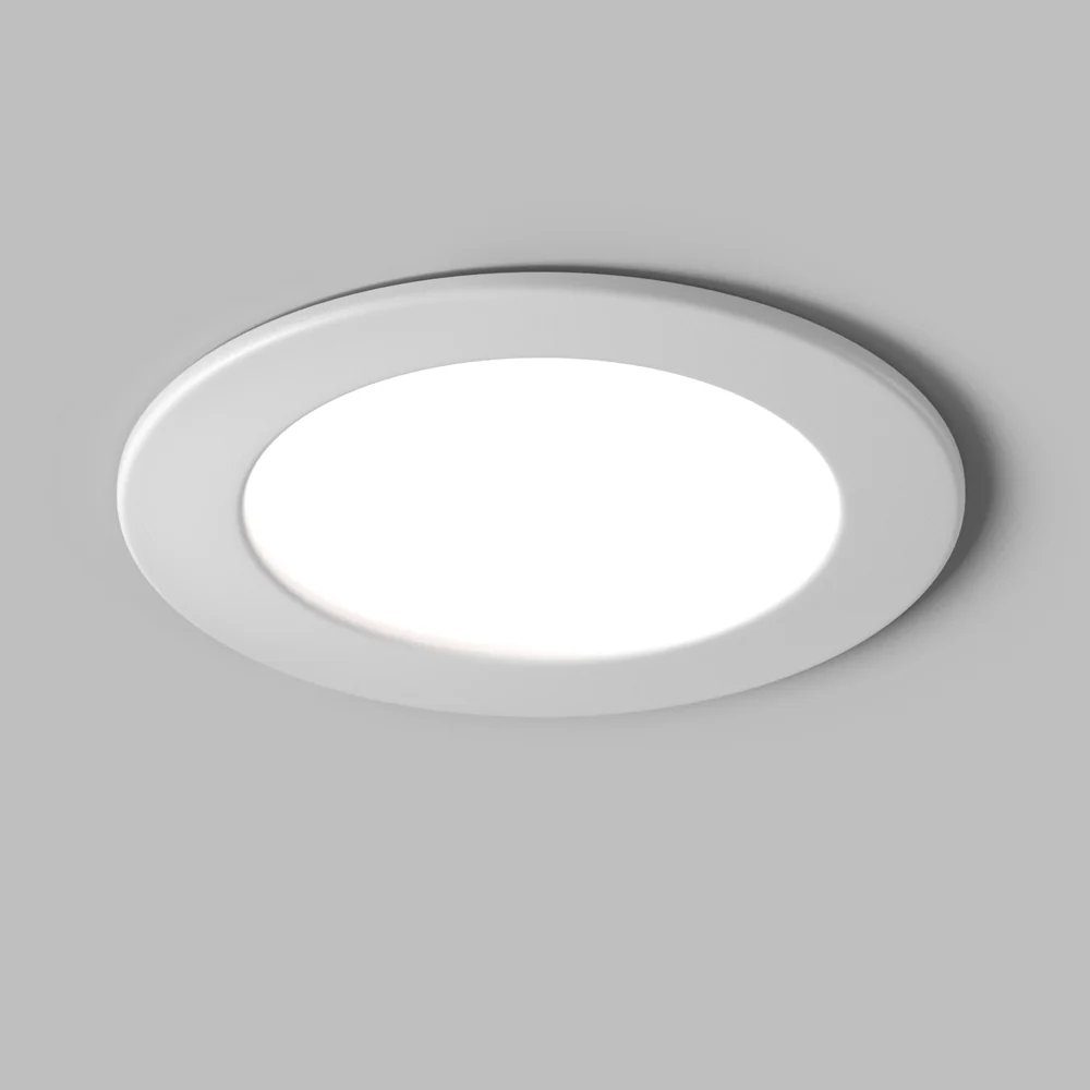 Stockton LED Flush Recessed Ceiling Light- White Finish IP44 - Image 13