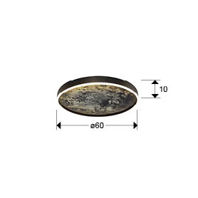STONE LED CEILING LAMP - CCT - Image 10