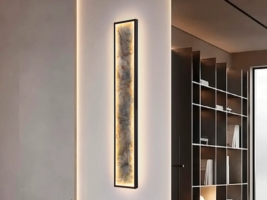 Stone Wall Lamp Led Cct -Black L60/ L100 - Image 3