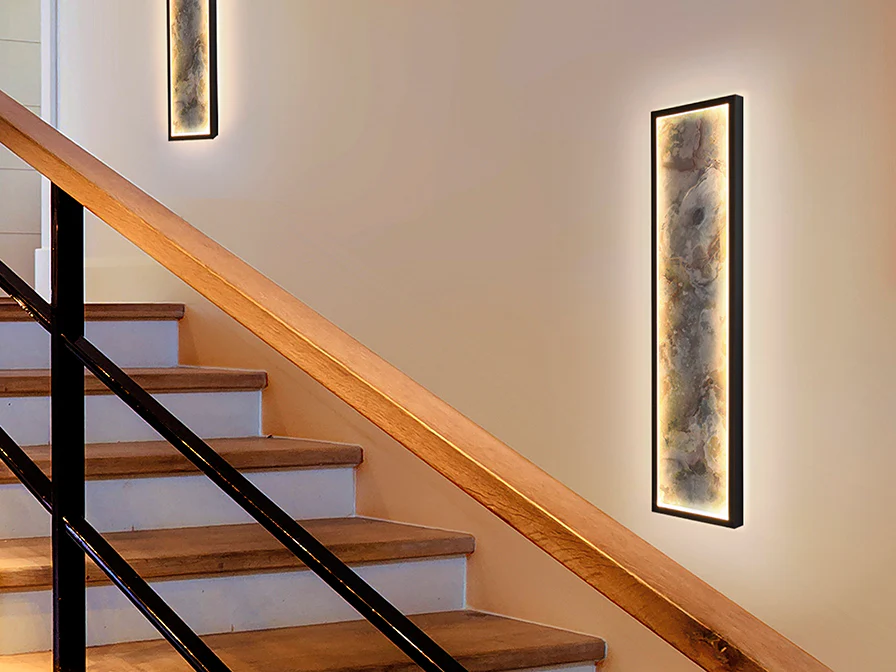 Stone Wall Lamp Led Cct -Black L60/ L100 - Image 4