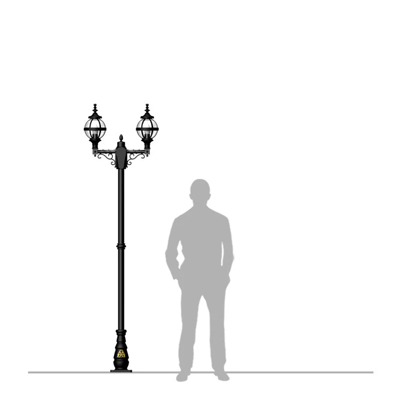 Stoneyford 2/3Lt Lamp Post - Cast Iron - Image 7