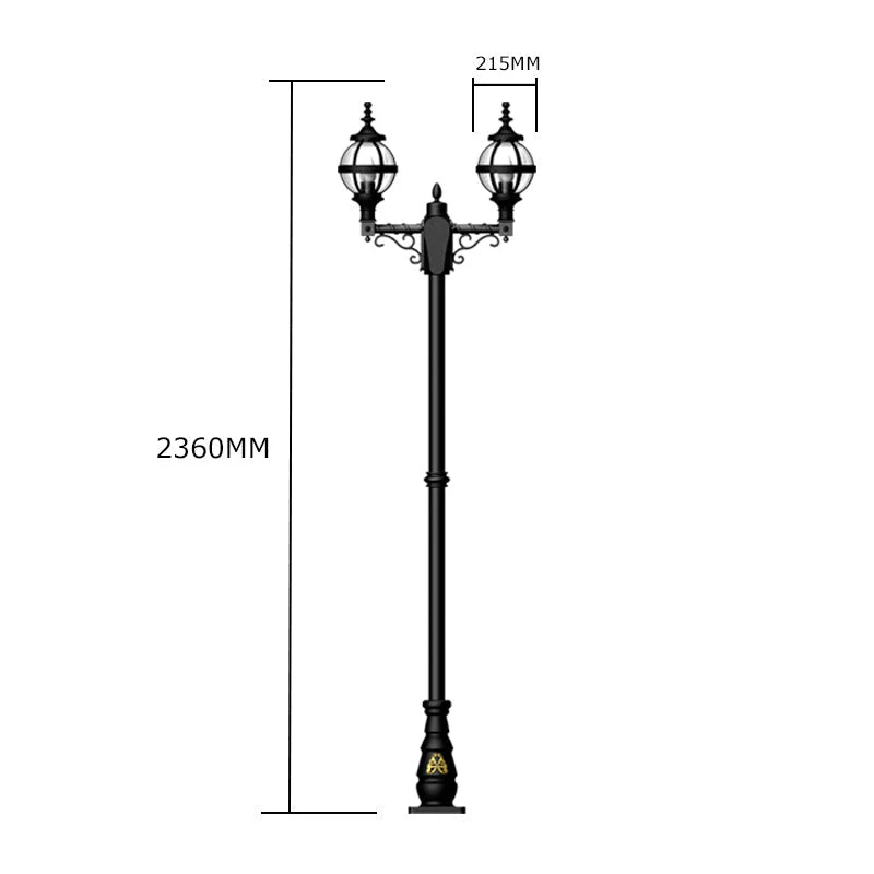 Stoneyford 2/3Lt Lamp Post - Cast Iron - Image 9