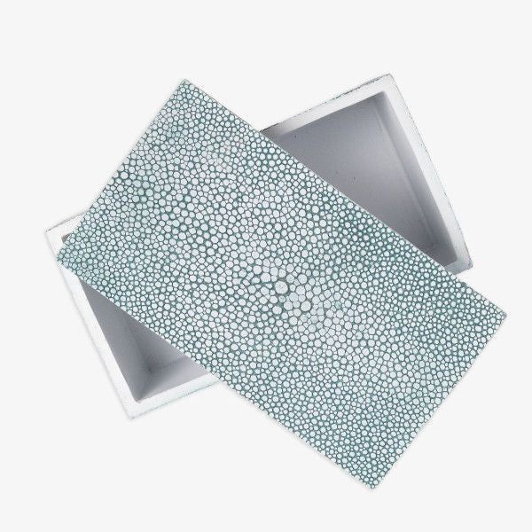 Storage Box Decor -  Blue & Grey Finish - Image 2