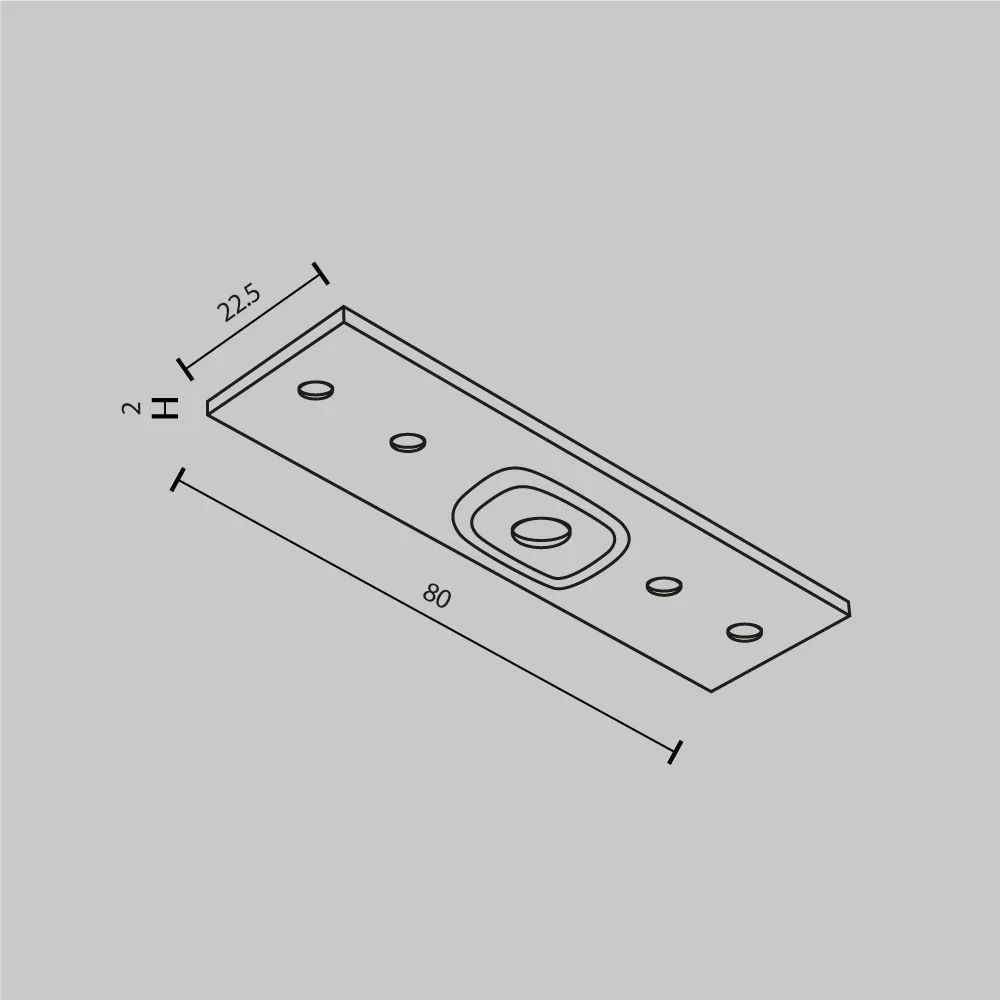 Straight connector Exility surface-mounted - Image 8